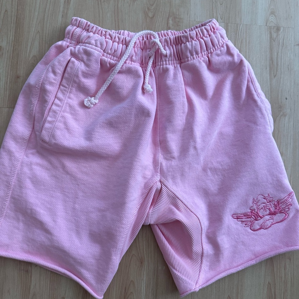 Boys Lie Pink Cotton Shorts